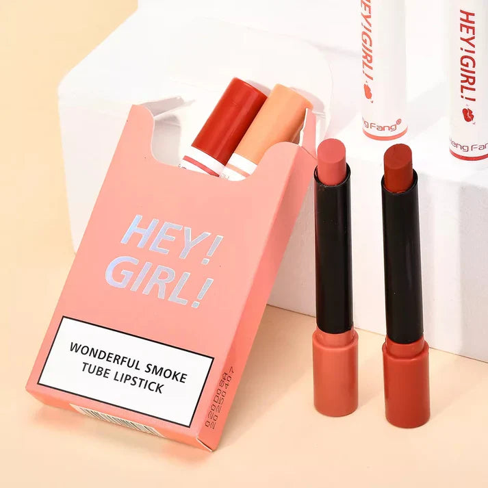 Heng Fang | Hey Girl Wonderful Smoke Tube Lipstick -Pack of 4 - Buy Now Pakistan