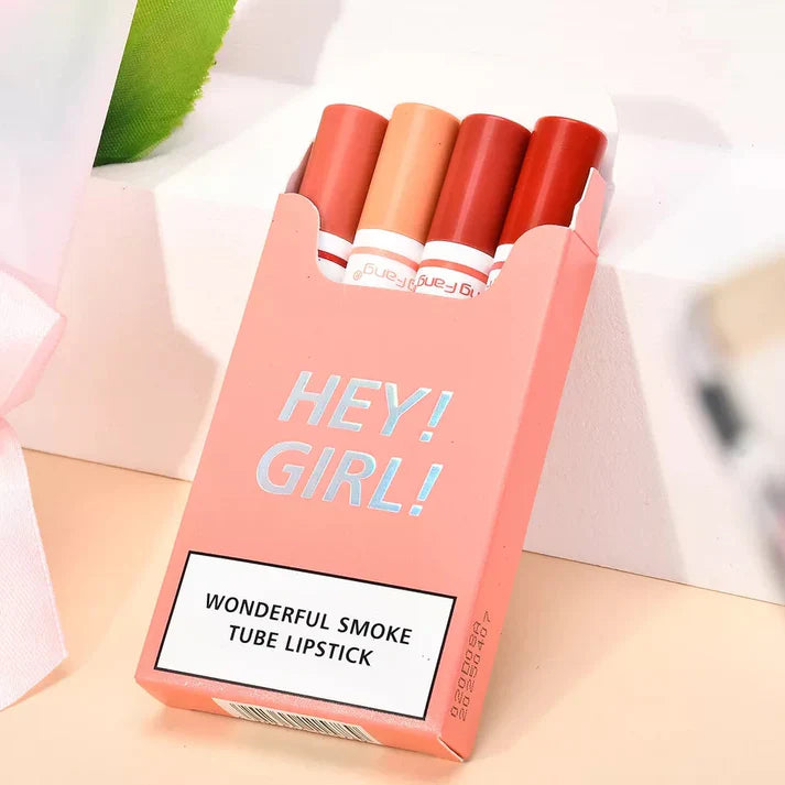 Heng Fang | Hey Girl Wonderful Smoke Tube Lipstick -Pack of 4 - Buy Now Pakistan