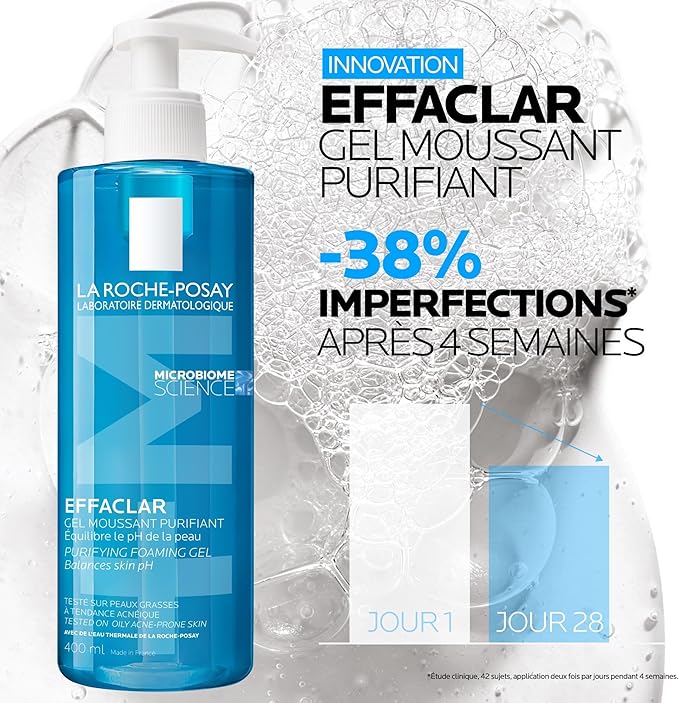 La Roche-Posay Effaclar AR Purifying Foaming Gel – 400ml for Oily & Sensitive Skin - Buy Now Pakistan