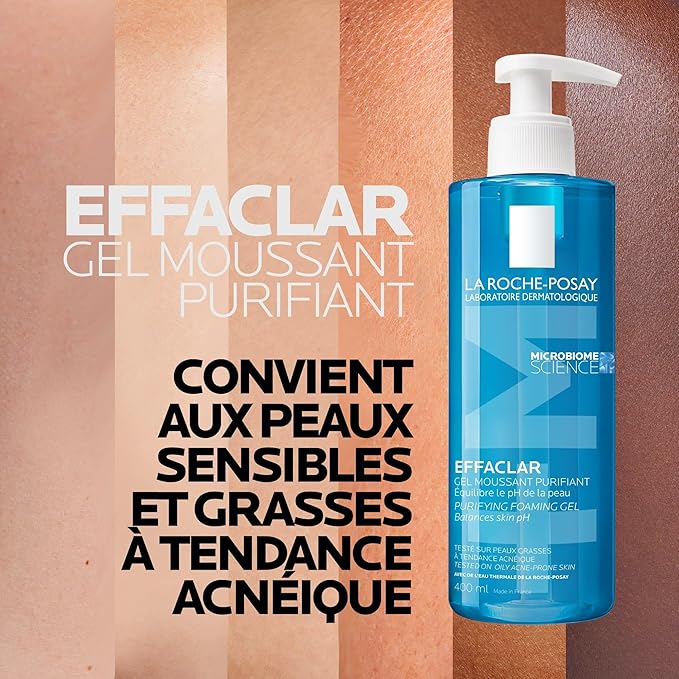 La Roche-Posay Effaclar AR Purifying Foaming Gel – 400ml for Oily & Sensitive Skin - Buy Now Pakistan