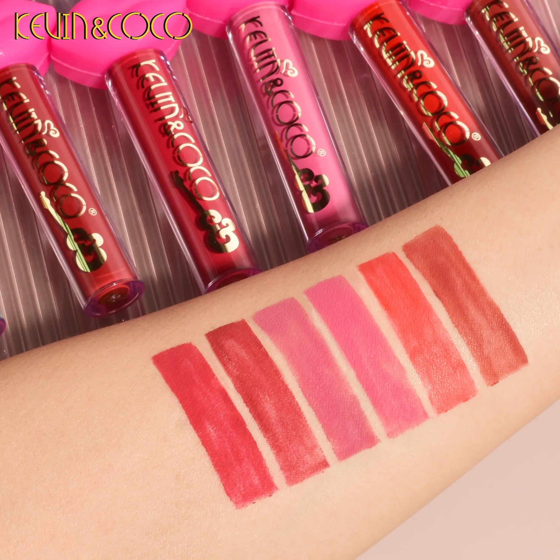 Kevin & Coco | 6-Color Lipgloss Set – High-Shine, Hydrating Lip Glosses for Every Look - Buy Now Pakistan