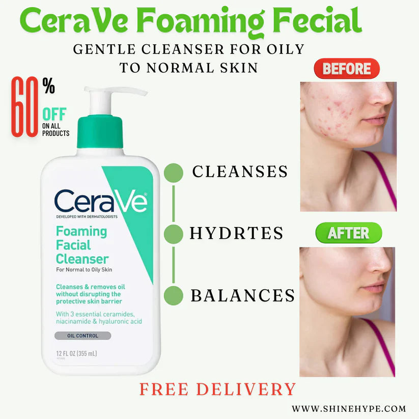 CeraVe Foaming Facial Cleanser - Buy Now Pakistan