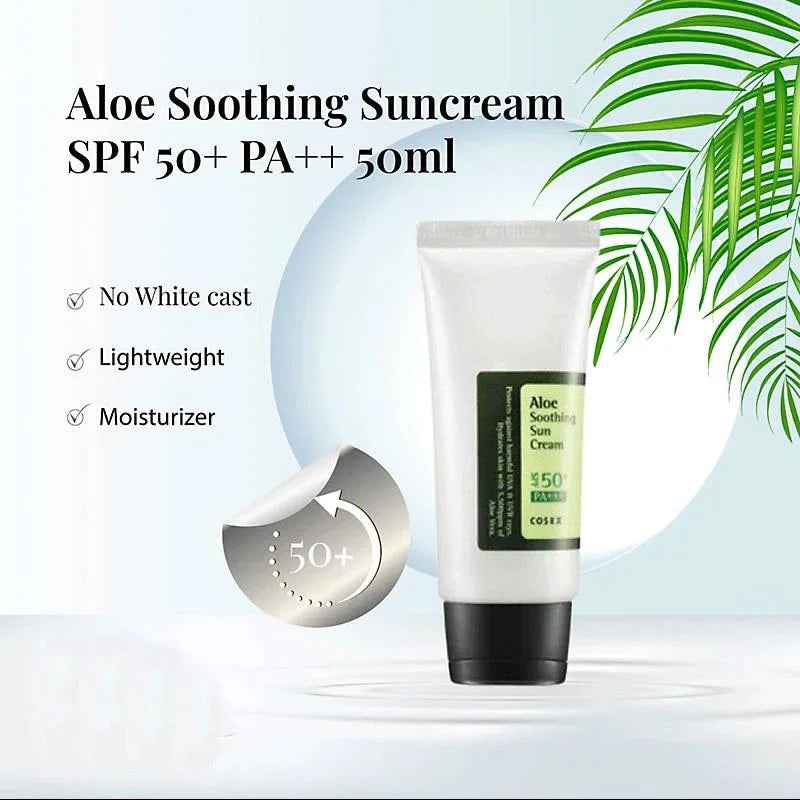 COSRX Aloe Soothing Sun Cream SPF50 PA+++ - Buy Now Pakistan