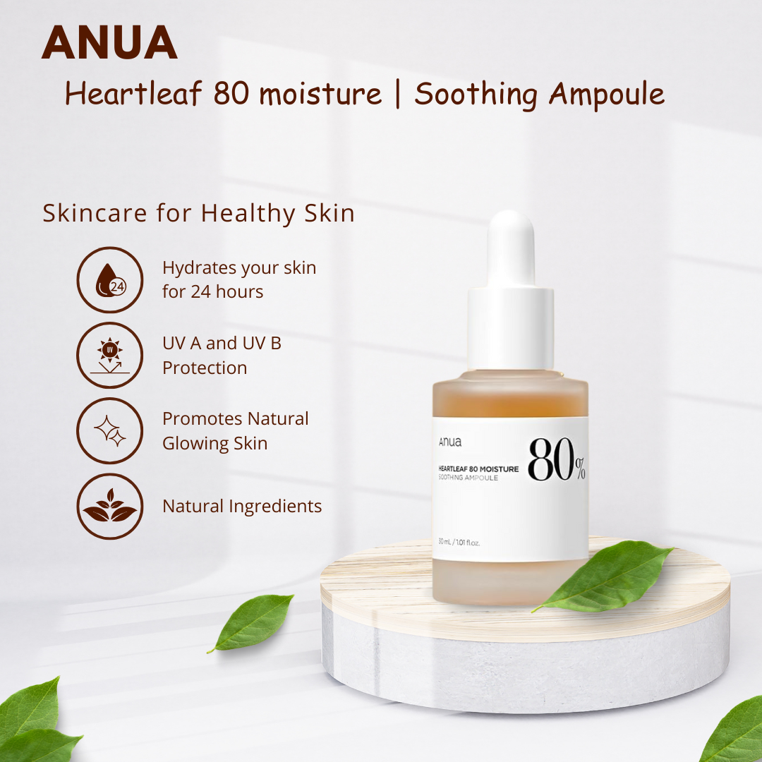 Anua | Heartleaf 80 moisture | Soothing Ampoule - Buy Now Pakistan