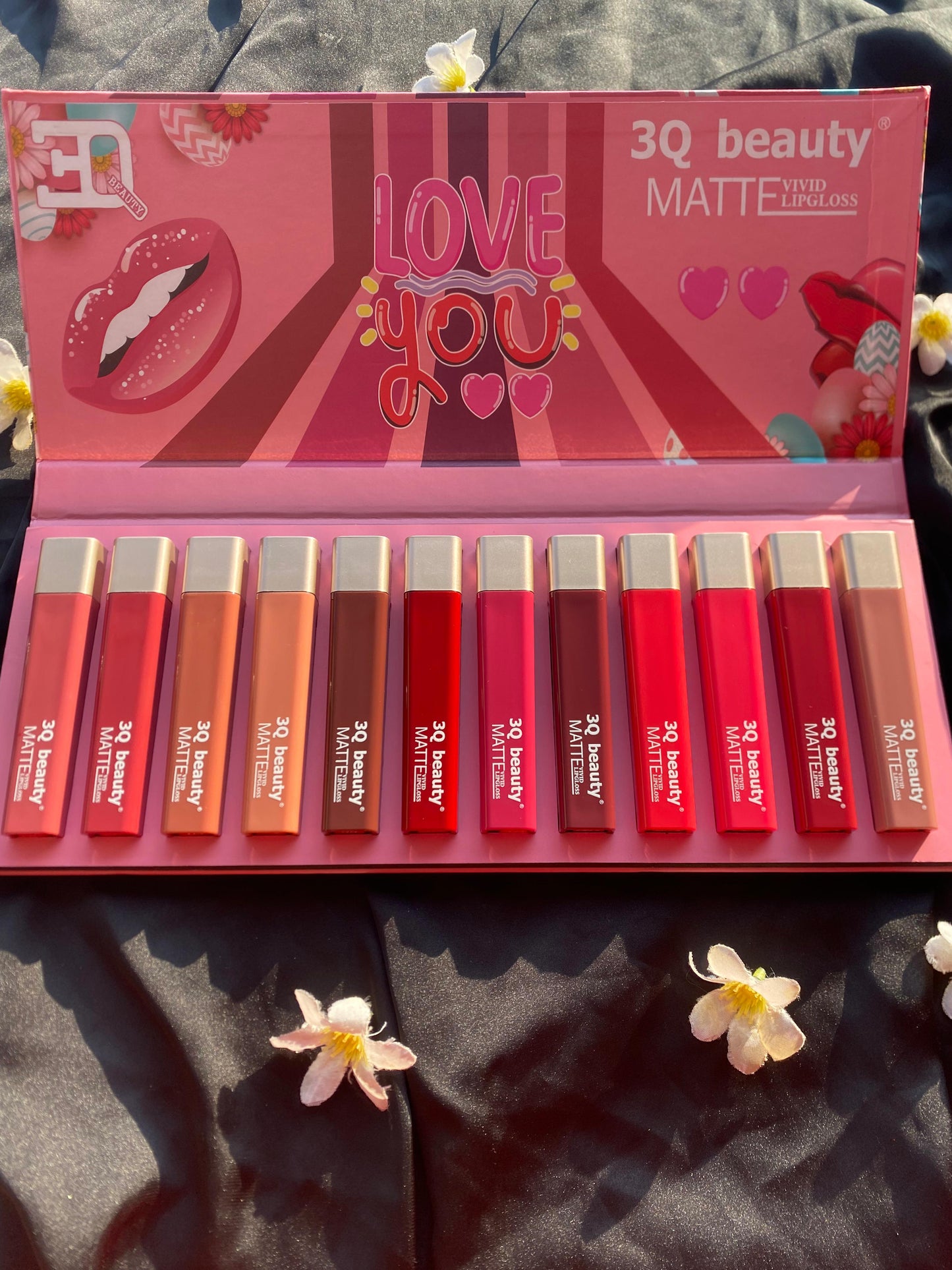 3Q beauty Matte vivid  Lipgloss