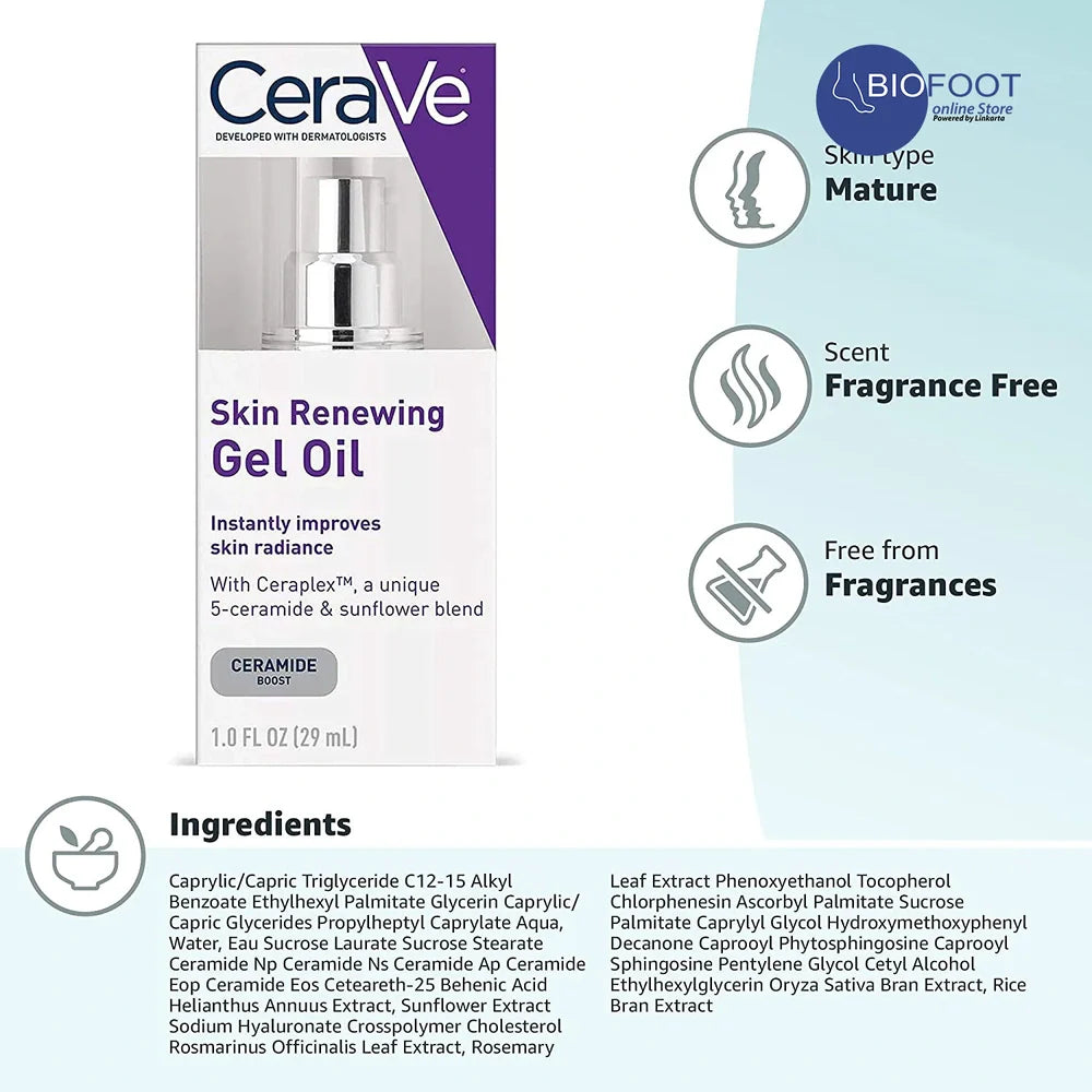 CeraVe Skin Renewing Gel Oil - Buy Now Pakistan