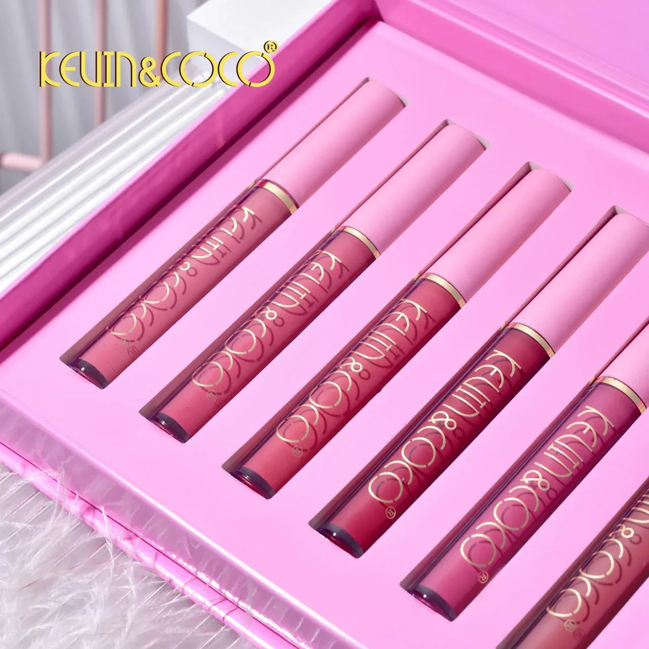 Kevin & Coco | 6-Color Lipgloss Set – High-Shine, Hydrating Lip Glosses for Every Look - Buy Now Pakistan