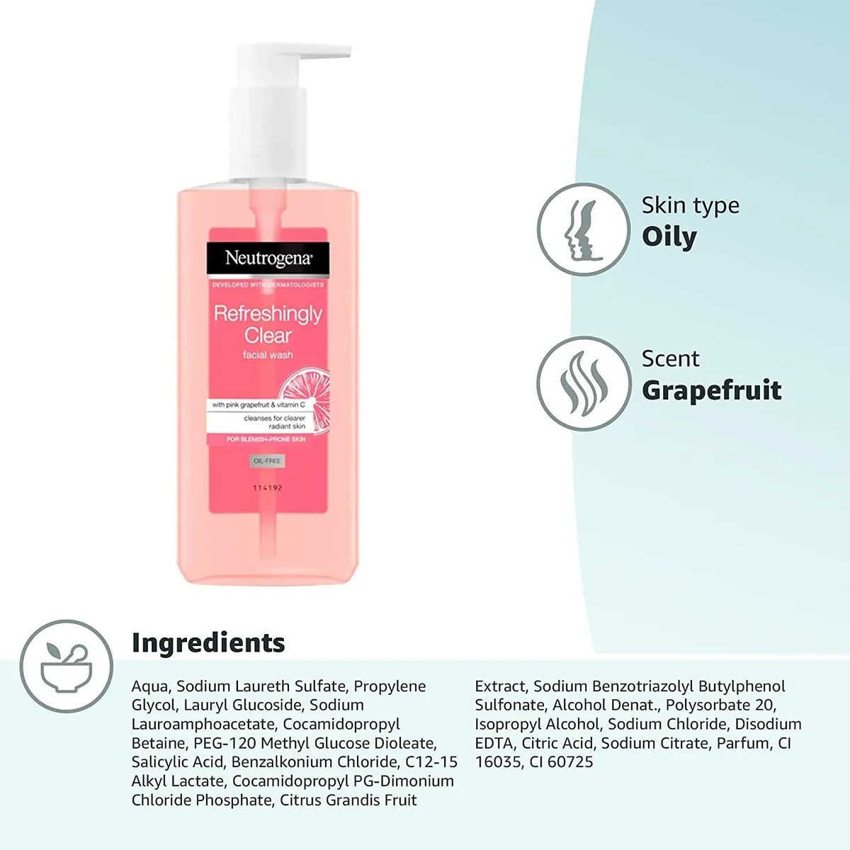 NEUTROGENA Refreshingly clear Facial wash - Buy Now Pakistan