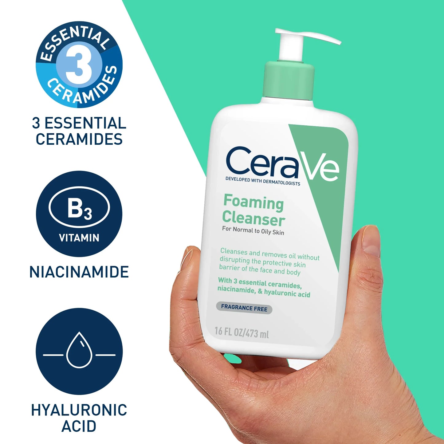 CeraVe Foaming Facial Cleanser - Buy Now Pakistan